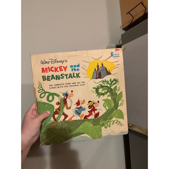 Walt Disney's Mickey And The Beanstalk Vinyl, LP 1963 Disneyland ‎– DQ-1248 - Picture 1 of 3